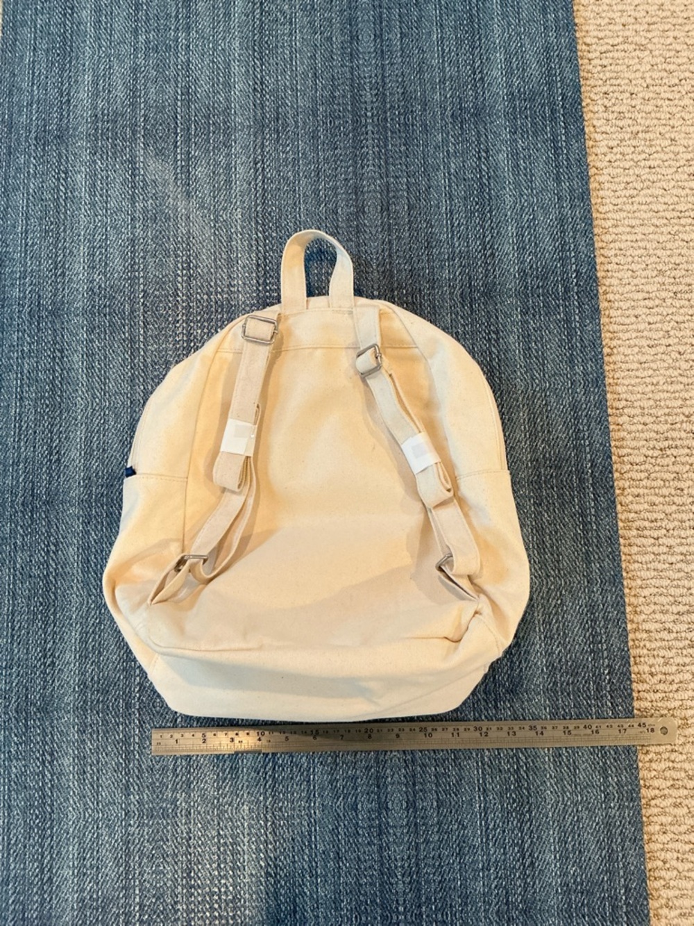 BAGGU Canvas Backpack in Cream - Picture 2 of 5
